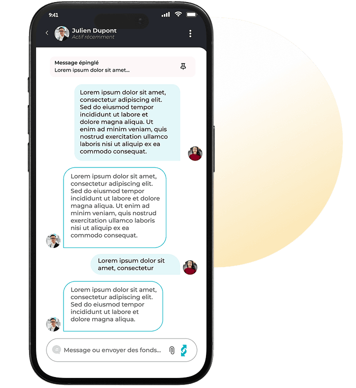 Secure messaging interface