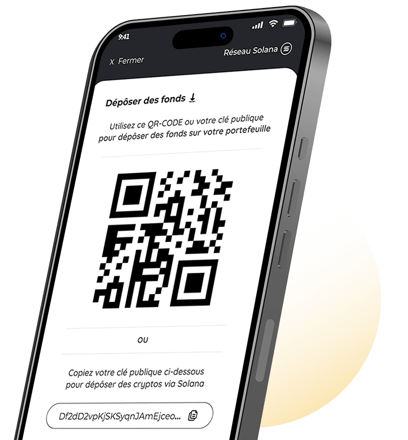 QR code reception without banking terminal