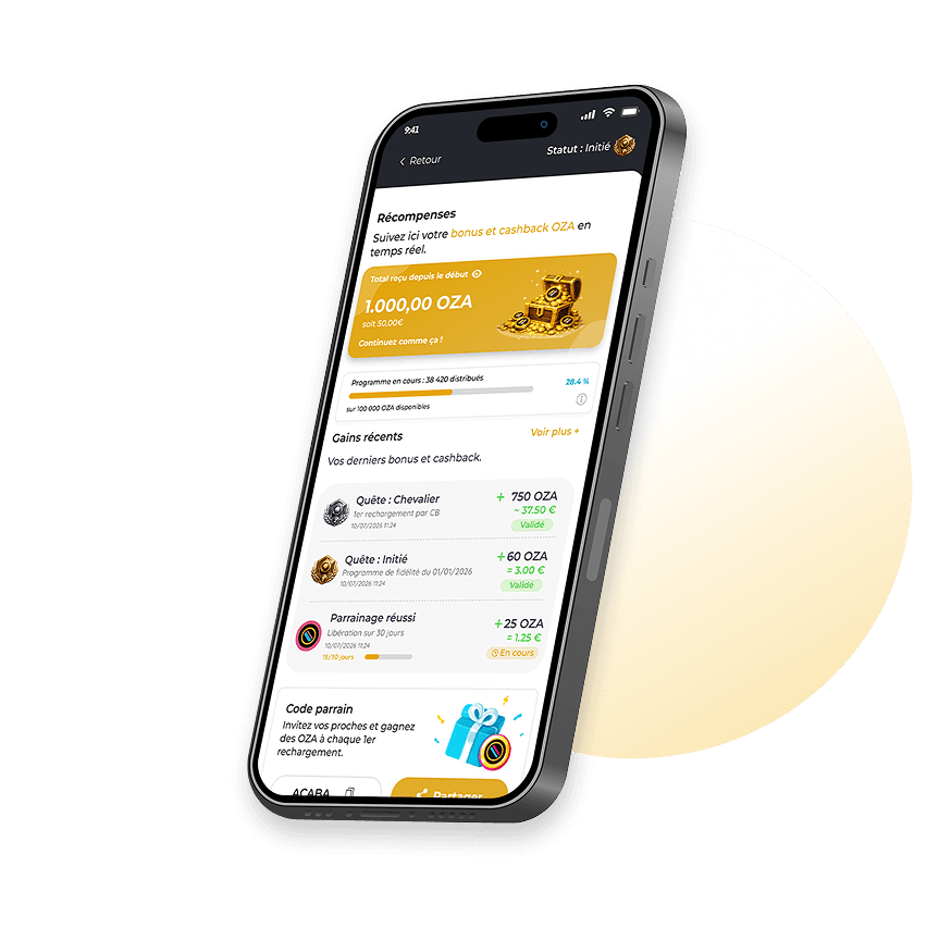 Activity generates rewards